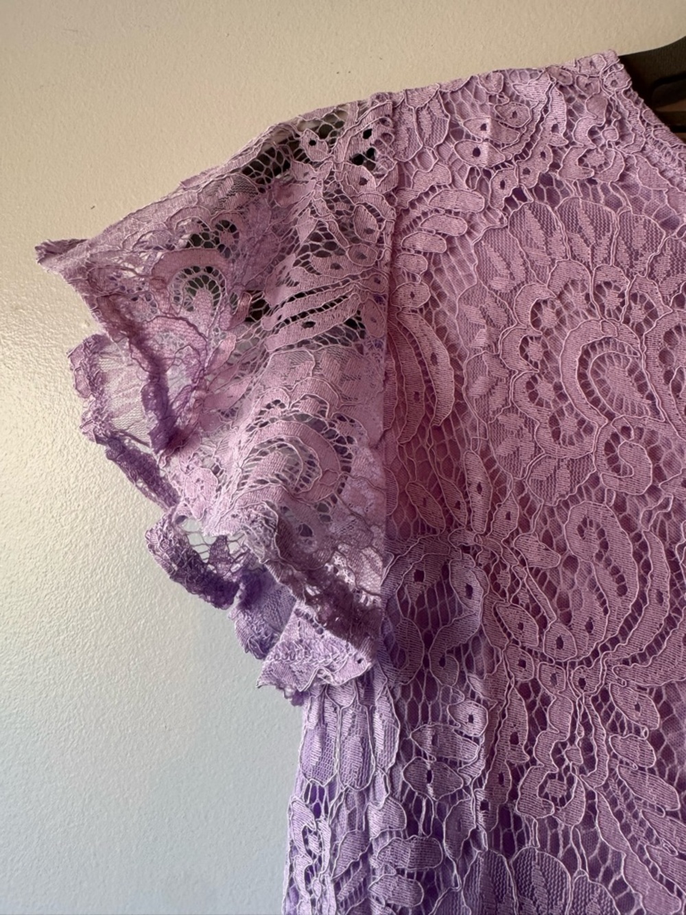 Mitilly Girls' Lavender Lace Bodice Dress NWOT 12/13 - Picture 3 of 6